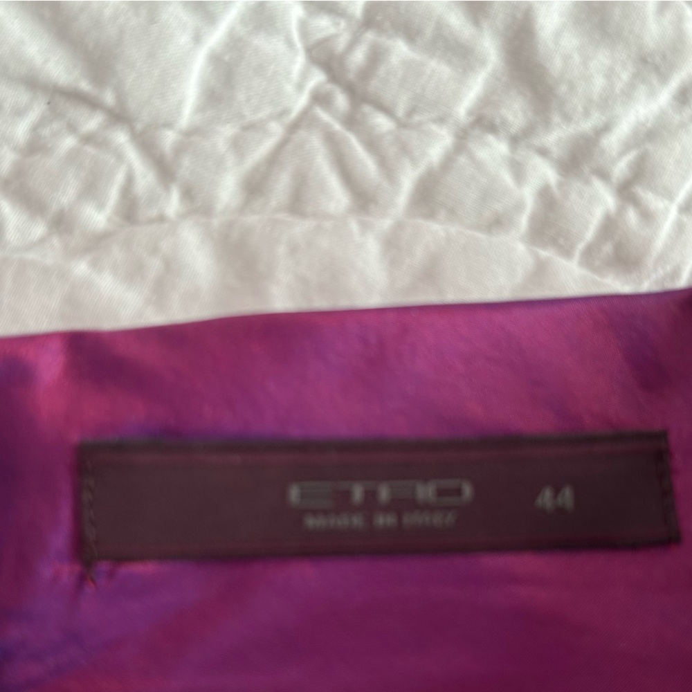 ETRO IRIDESCENT SILK BLOUSE - Picture 4 of 5